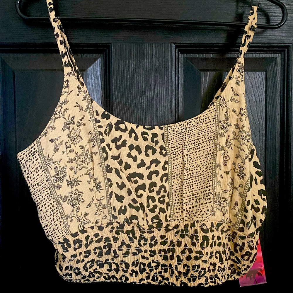 Crop Top - Leopard Print